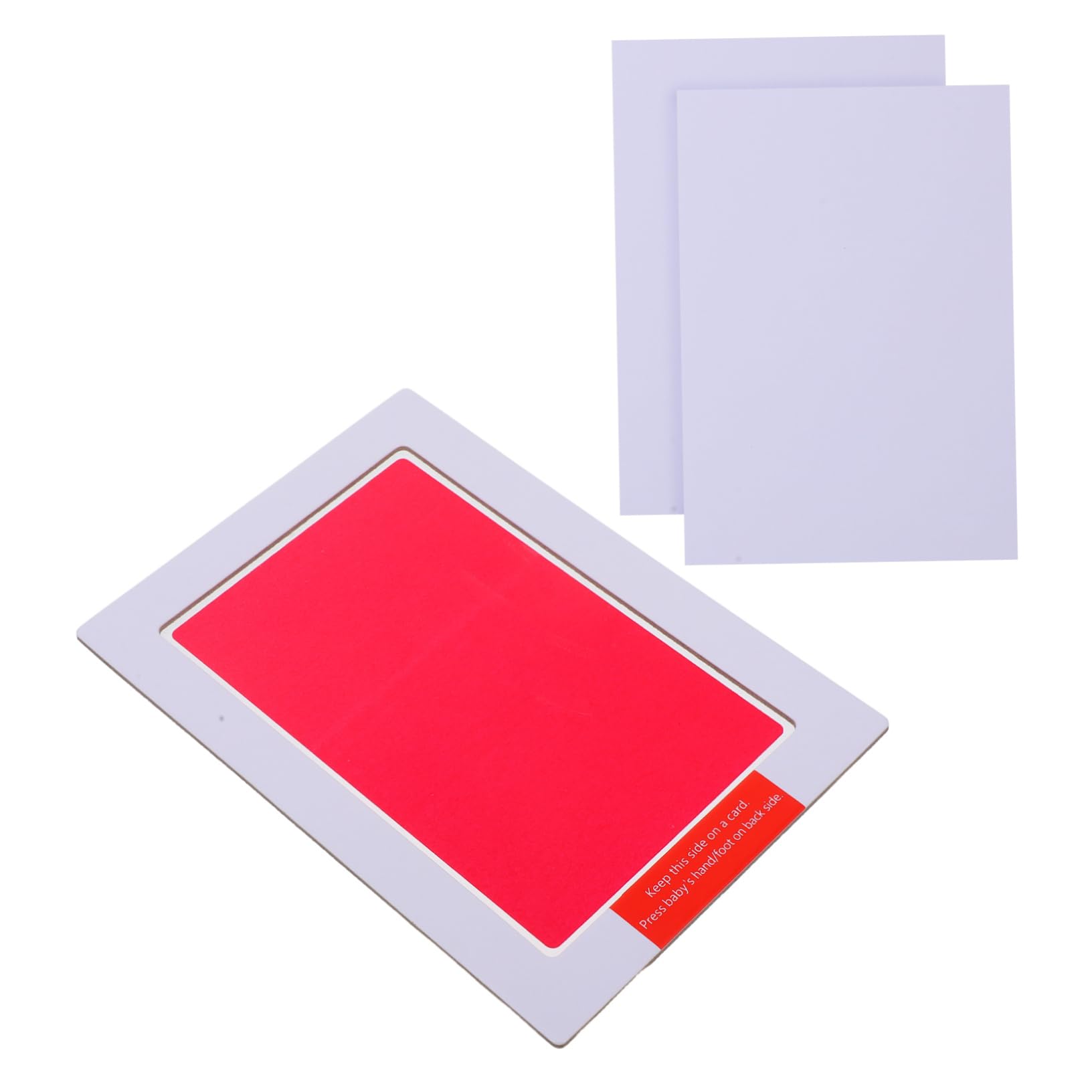 BELLIFFY Touch Ink Pad for Baby Inkless Handprint Printing Table Kit Easy-Clean Pad for Handprints and