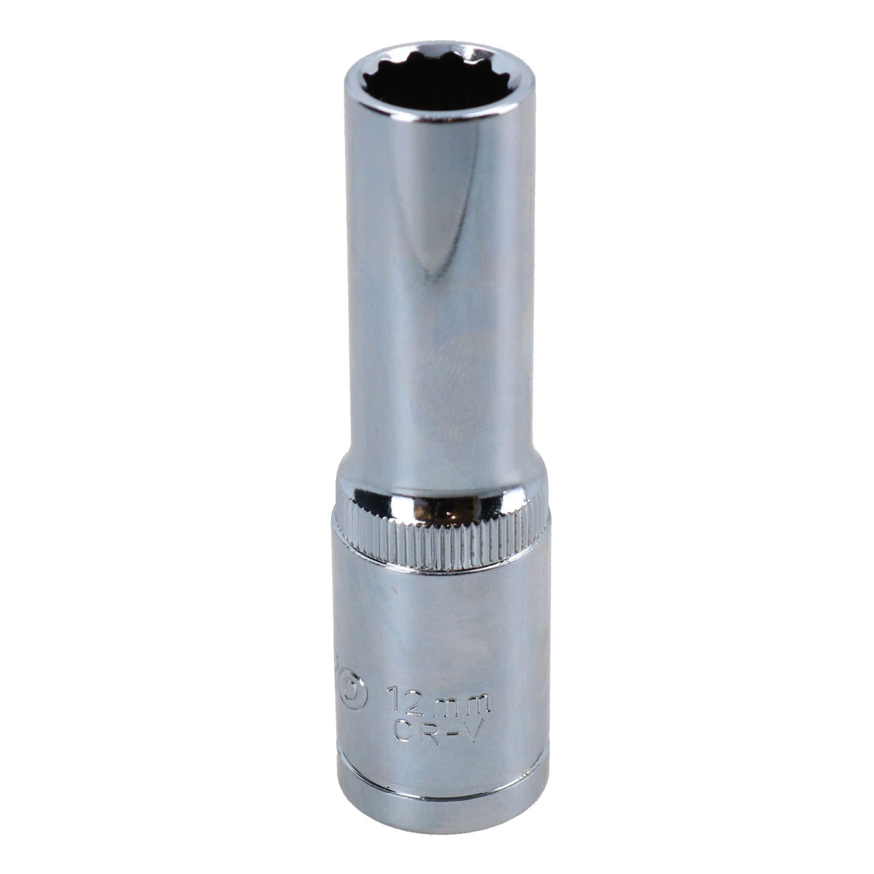 Ab Tools 12Mm 1/2In Drive Double Deep Long Reach Metric Socket 12 Point Sided Bi-Hex
