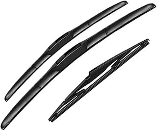 Car Windscreen Wipers for Toyota for Corolla E210 Touring Sport 2018 2019 2020 2021 2022 2023 Hybrid Windscreen Wiper Wind Protection Accessories Windscreen Wiper Set (LHD Front Rear)
