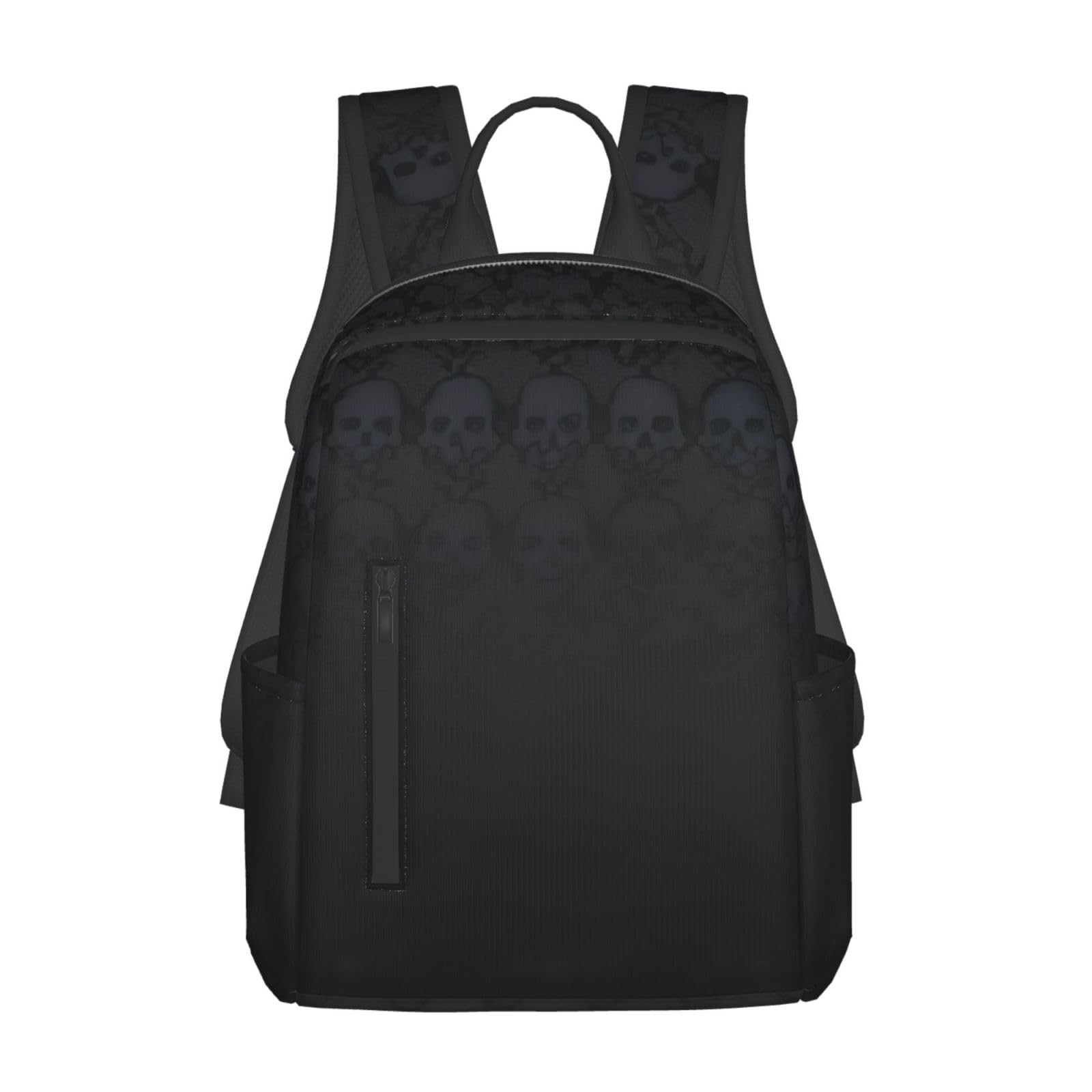 Elsmzxzd Unisex 3 D Lightweight Backpack Gothic Wallpaper Skull School Bag School College Backpack For Teen Boys Girls Bookbag, Travel Bag Bookbags, Backpacks Casual Daypack For Men Women