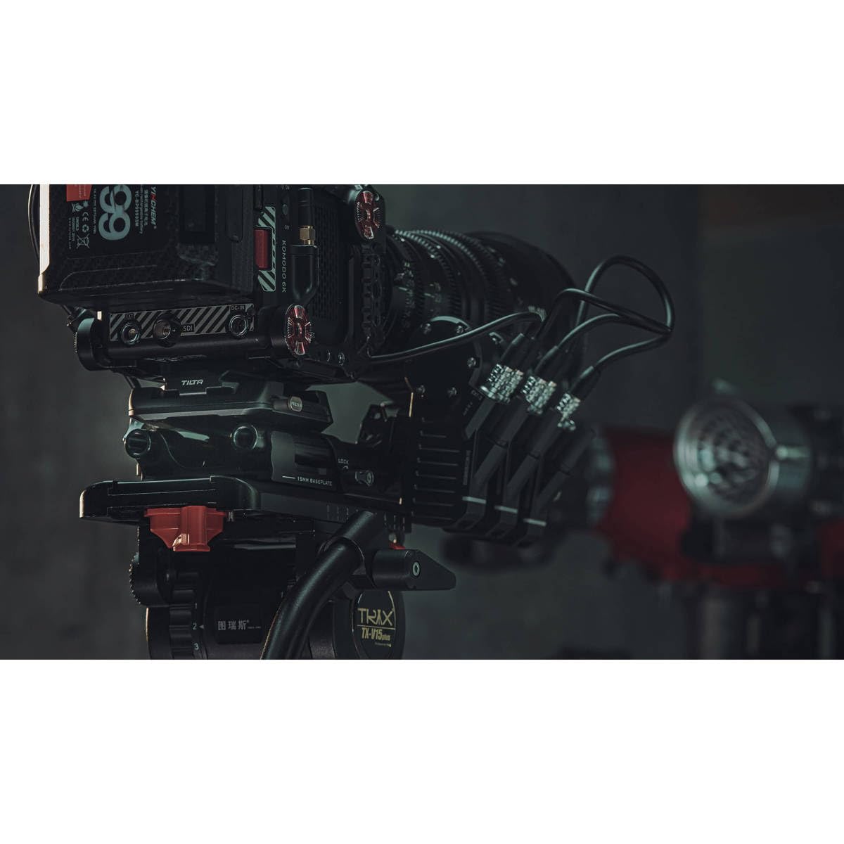 Tilta Placa base dual LWS Arca Manfrotto de 15 mm compatible con colas de milano estándar Tilta con diseño a presión, color negro TA-DBP-B