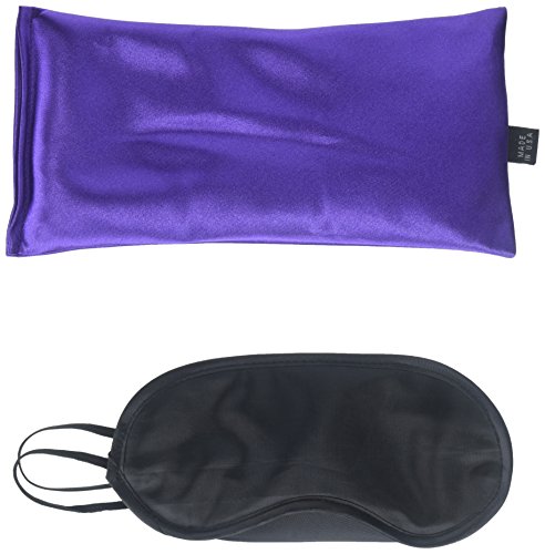 Eye Mask For Puffy Eyes, Dark Circles, Sleeping and Stress Relief - Hot Cold Therapy Eye Pillow Also Used For Headaches, Migraines & Sinus Pain. (1 Eye Pillow, Calm Purple)