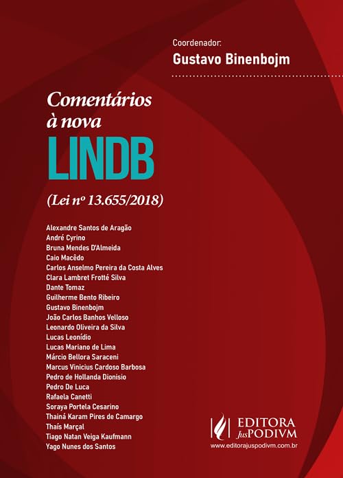 Capa de Comentários à Nova LINDB (Lei nº 13.655/2018) 2026 Juspodivm