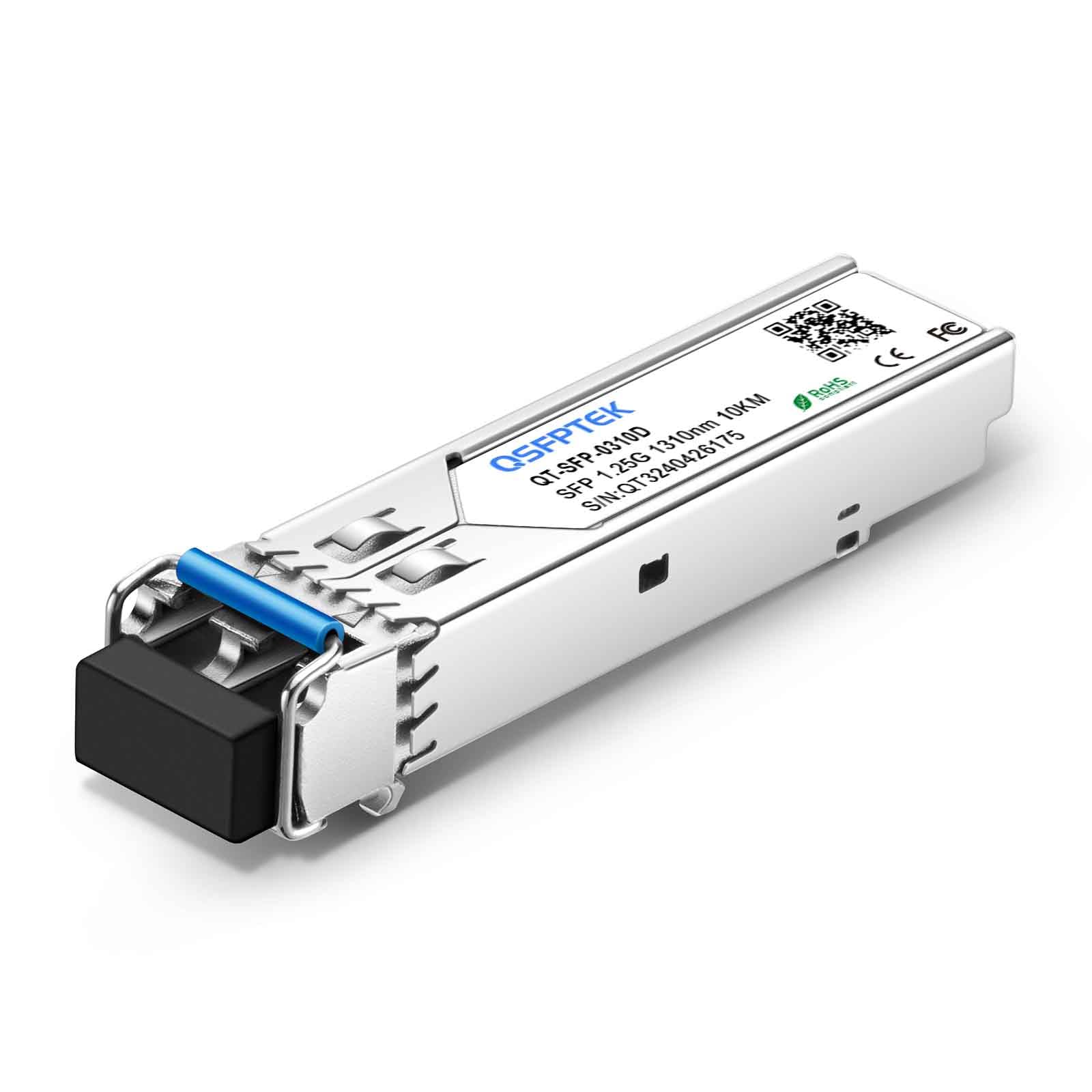 QSFPTEK 10G-SR SFP+ 850nm 300M Module 10GBASE-SR Multimode LC SFP+ Transceiver for Cisco SFP-10G-SR, Ubiquiti UF-MM-10G, Netgear, Mikrotik, D-Link, Supermicro Other Open Switches (850nm, 300M, DDM) — view 23