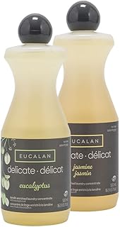 [ユーカラン] EUCALAN 洗濯用洗剤 500ml 2本セット ランジェリー用 デリケート 下着用 ユーカリ＆ジャスミン Eucalyptus/Wrapture Jasmine ELG/WLG 下着 洗剤 香り ベビー 天然 環境 [並行輸入品]