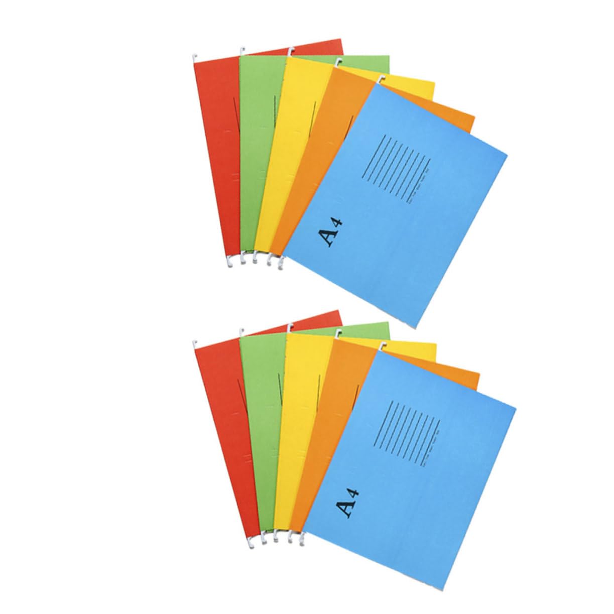 Housoutil 20 pezzi Cartelline Sospese Organizer Documenti Resistente Carta Premium con Etichette per Schedario Ufficio e Archiviazione Facile