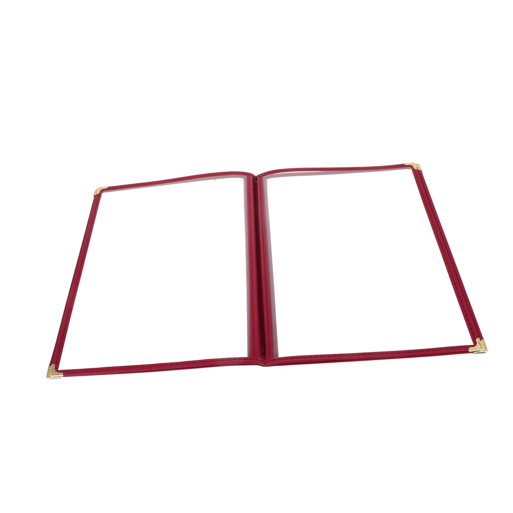 VILLFUL Menu Cover Menu Book Holders Clear Menu Sleeve Restaurant Menu Sleeves Clear Menu Holder Menu Book for Restaurant Menu Folders Menu Holder Restaurant Menu Holder Clear Leather