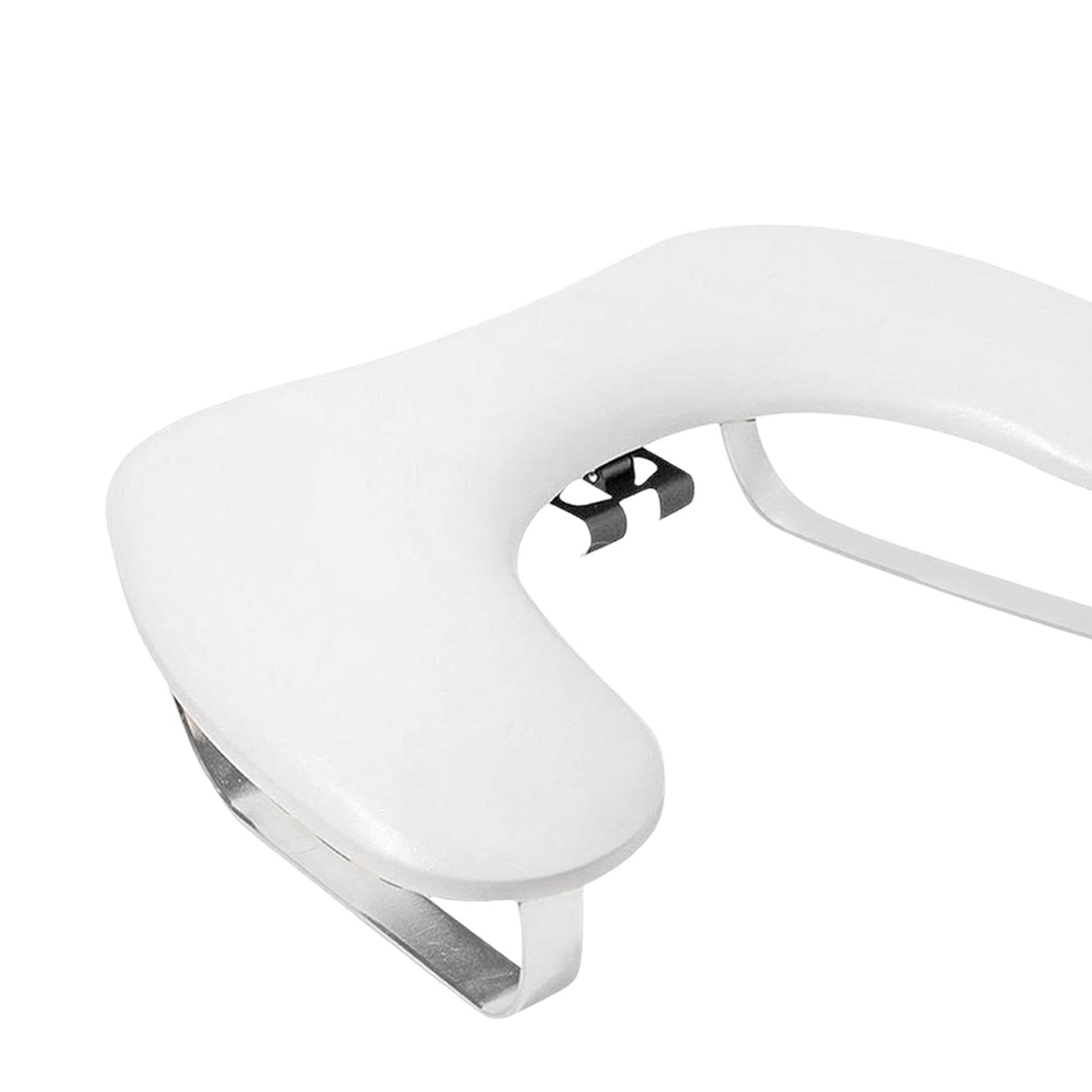 MERIGLARE Reposabrazos ergonómico para uñas con soporte para teléfono, en forma de U, de piel sintética profesional, para manicura, salón de manicura en casa.