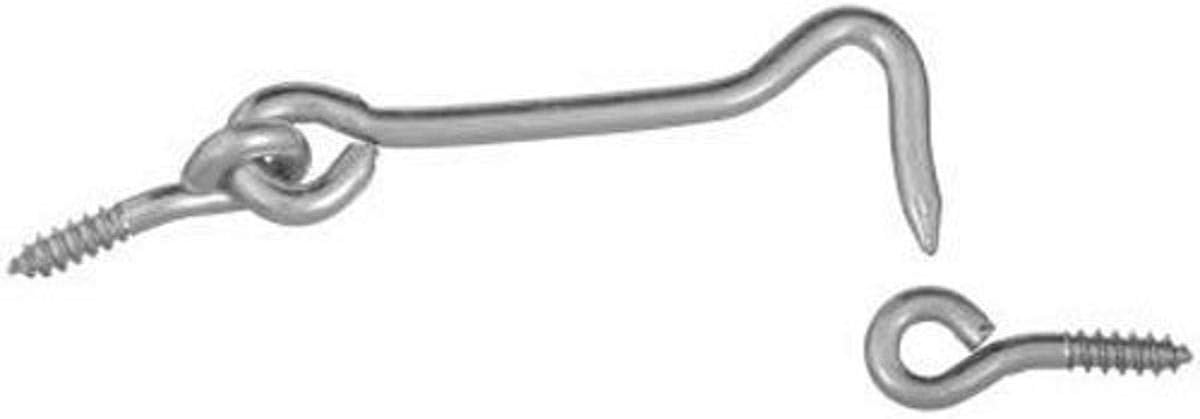 N348-425 6-Inch Stainless Steel Hook/Eye