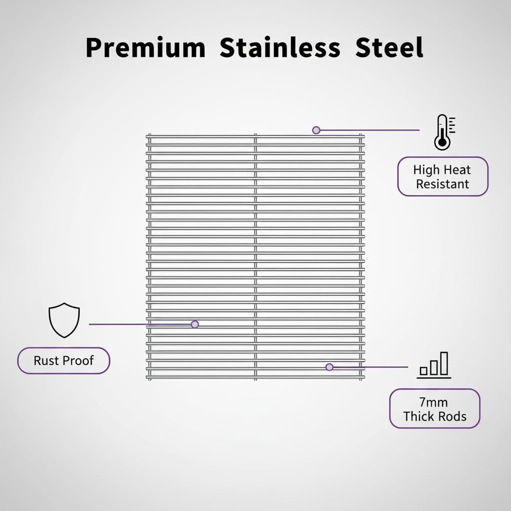 Full Size Cooking Grids Grates Replacement Parts for Traeger Pro 575 Pro 22