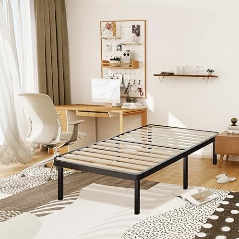 BOLLI - Sommier 90x190cm avec 6 Pieds Cover