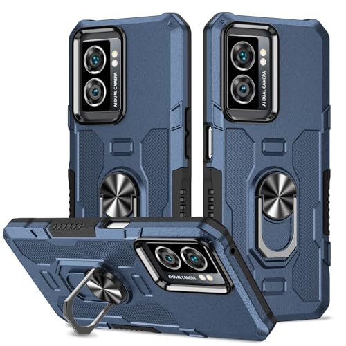 Coque antichoc Oppo A57 5G anti-chute avec support bague et protection arrière rigide