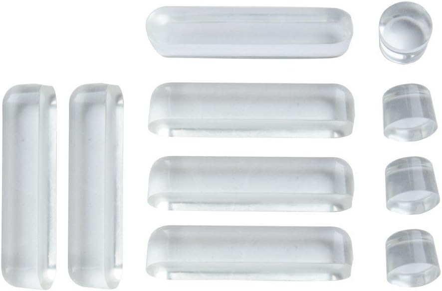 WC Seat| Support Stopper for Toilet Seat | Spacer for WC Glasses | Muffler | White | Plastic, 65014 4