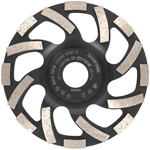 PRODIAMANT Professionele diamantslijpkop, schuurschijf, dekvloer, asfalt, gips, schurende bouwmaterialen, geschikt voor haakse slijper