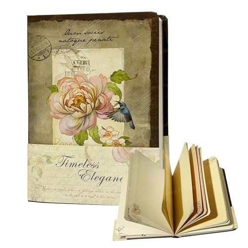 Image of FunBlast Aesthetic Diary for Girls - Kawaii Diaries, Stylish Diary, Notebooks Diary for School, Home, Office, Travel Diary & Notebook - A5 Size (114 Sheets, 228+ Pages) (Rose)