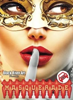Paperback Masquerade Travel Size Grayscale Coloring Book
