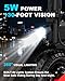 EOEOTWO Off Road Electric Scooter, 1200W Fast Electric Scooter, 25/45Miles, 31MPH/40MPH E Scooter for Adults, Heavy Duty 300+ lb Capacity, Full Suspension (48V 13Ah, Red)