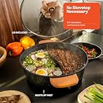 Hot Pot Electric - Portable Electric Hot Pot Cooker - Hot Pot Electric with Divider - Chinese Hot Pot, Shabu Shabu Hot Pot - Versatile Hot Pot Cookware - Hot Pot by Rolka - Image 3