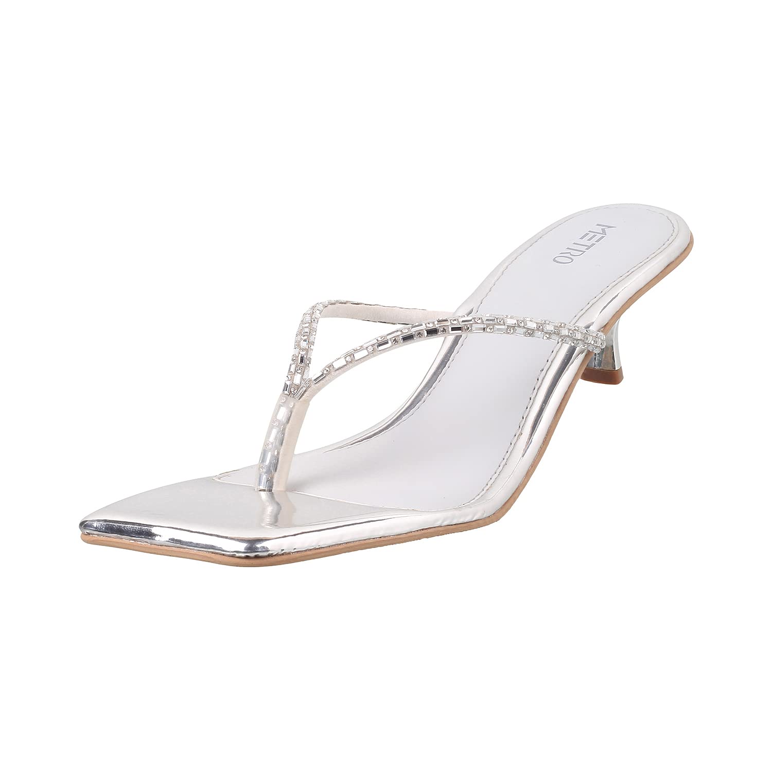 metro Women Kitten Heel Sandal-picture-12