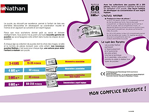 Nathan - Puzzle enfants - 60 pièces - Tous au bain ! - Disney 101 Dalmatiens - Fille ou garçon dès 6 ans - Puzzle de qualité supérieure - Carton épais et résistant - Chiens - 86612