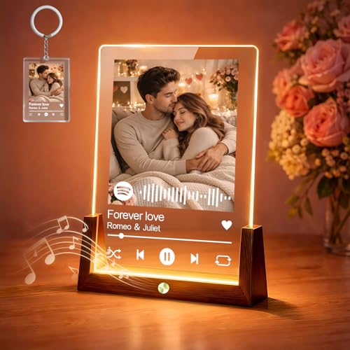 Custom Spotify Plaque Custom Picture Frames for Girlfriend Boyfriend
