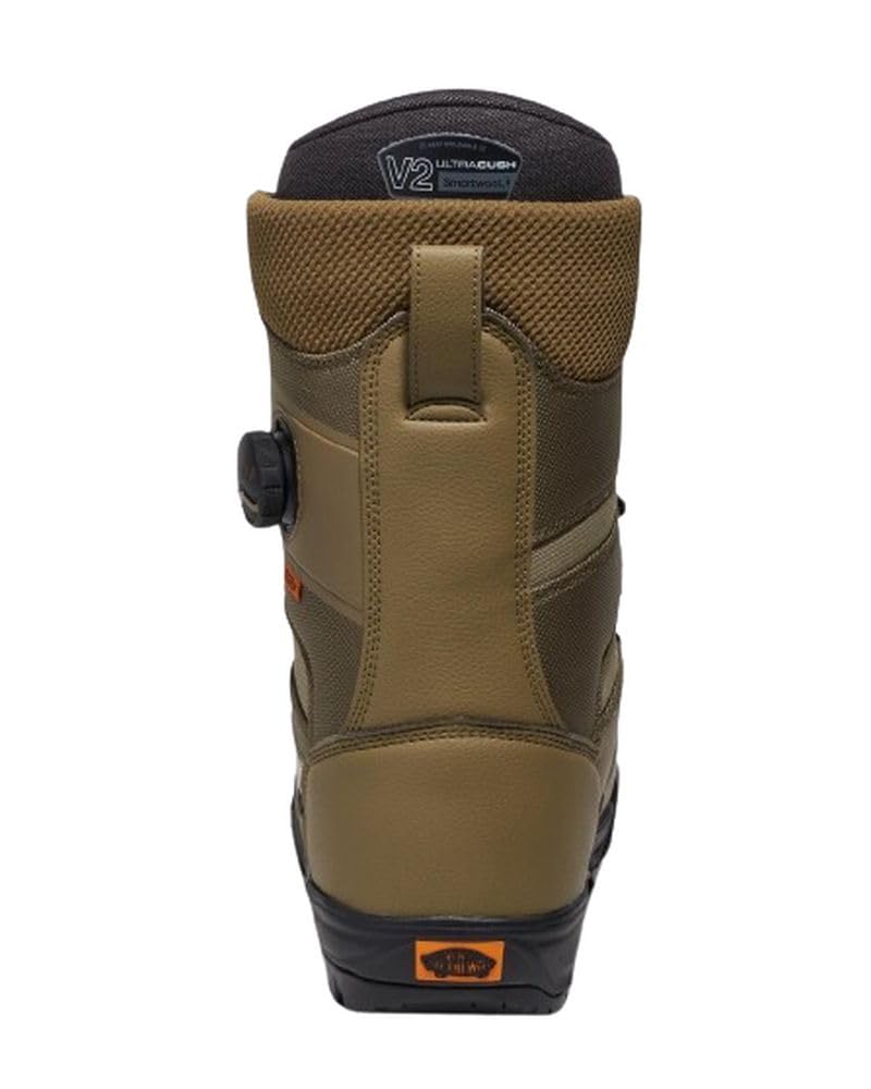 Vans Botas masculinas Invado Pro Snowboard - Preto/Oliva | 13