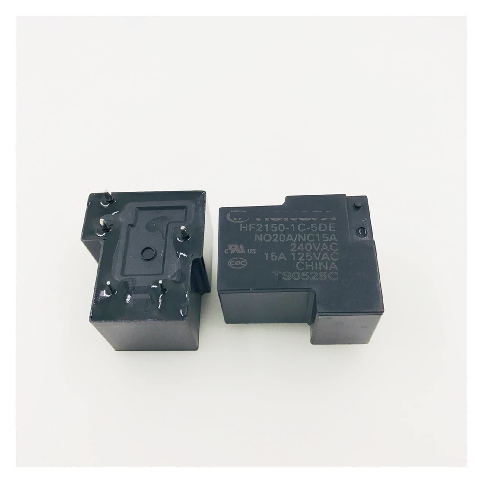 Relais de puissance HF2150-1C-5DE 30A 240VAC mini-commutateur 5 broches lot de 10 pièces
