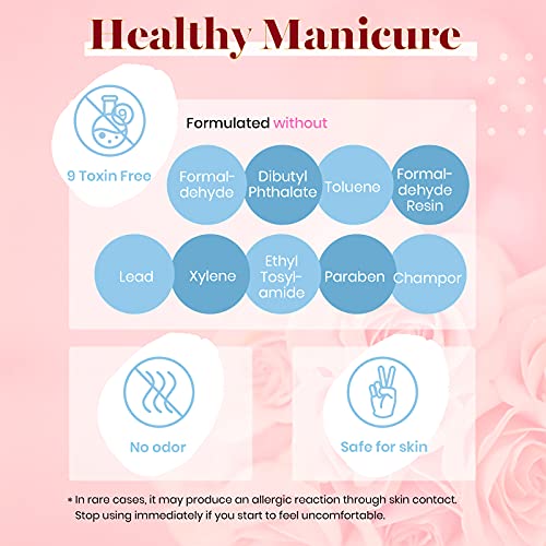 Beetles French White Gel Nail Polish Kit - 6 Pack Nude Pink Glitter Gel Polish Set Soak Off Led Nail Lamp Pink Manicure Kit Cured Gel Base Top Coat Needed Diy Home Salon Nail Art #TOP6