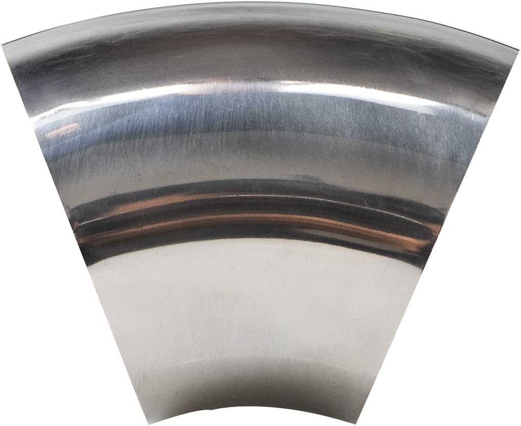 OD 4 Inch 45 Degree Stainless Steel Exhaust Elbow Pipe-16GA/. 065" Wall-SS304 Stainless Steel Pipe Bend Tube for Car Exhaust Elbow Modified, Stair Handrail Bend,etc (OD: 4 Inch (3pcs))