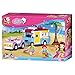 Sluban M38-B0606 Pink Dream Series Blocks Holiday Bricks Toy (272 Piece), Beach Vacation