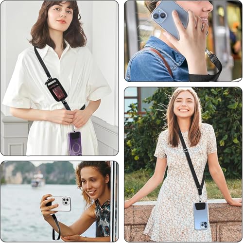 ZJSTRO Phone Lanyard Crossbody,phone lanyard with wallet,Adjustable Phone Crossbody Wrist Strap,Universal Cell Phone Lanyard with All Phones-Black - image 7