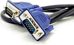 Cabo VGA 1,5 Metros Super Resistente Conexão Estável e Durável para TV, Projetor, Notebook e Monitores Compatível com Diversos Dispositivos, Fácil de Instalar Perfeito para Casa, Escritório e Escola