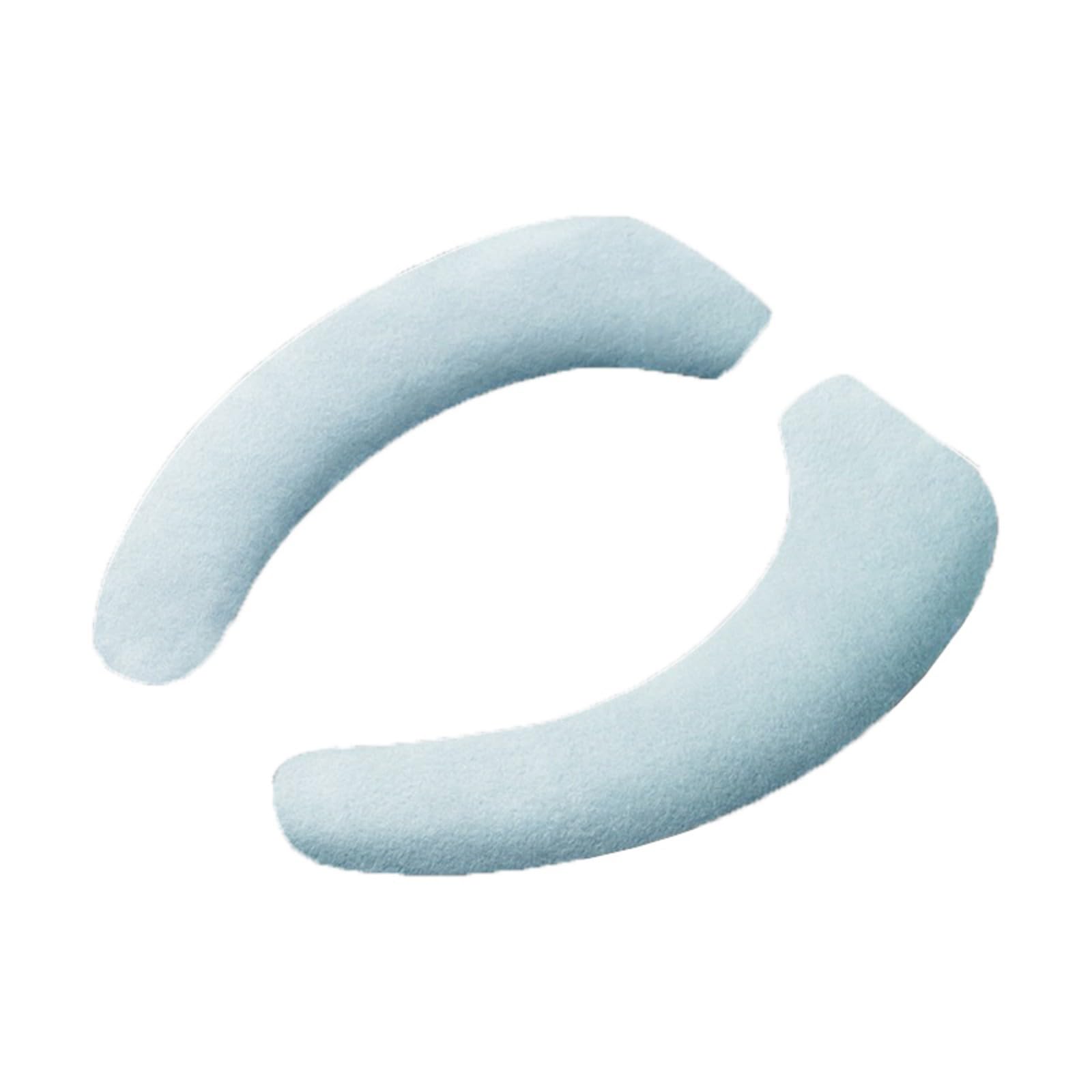NEWFT 2 Static-Adhesive Toilet Cover with Warm Plush Fabric, Slip-Resistant Design for Cold Weather & Household Bathrooms Adhesive Toilet Seat Cushion