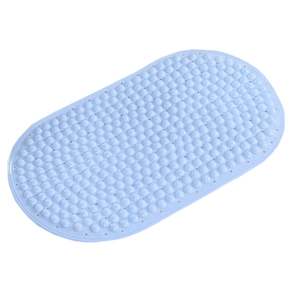 Tapis de bain antidérapant SHOWERORO bleu lavable en machine pour douche