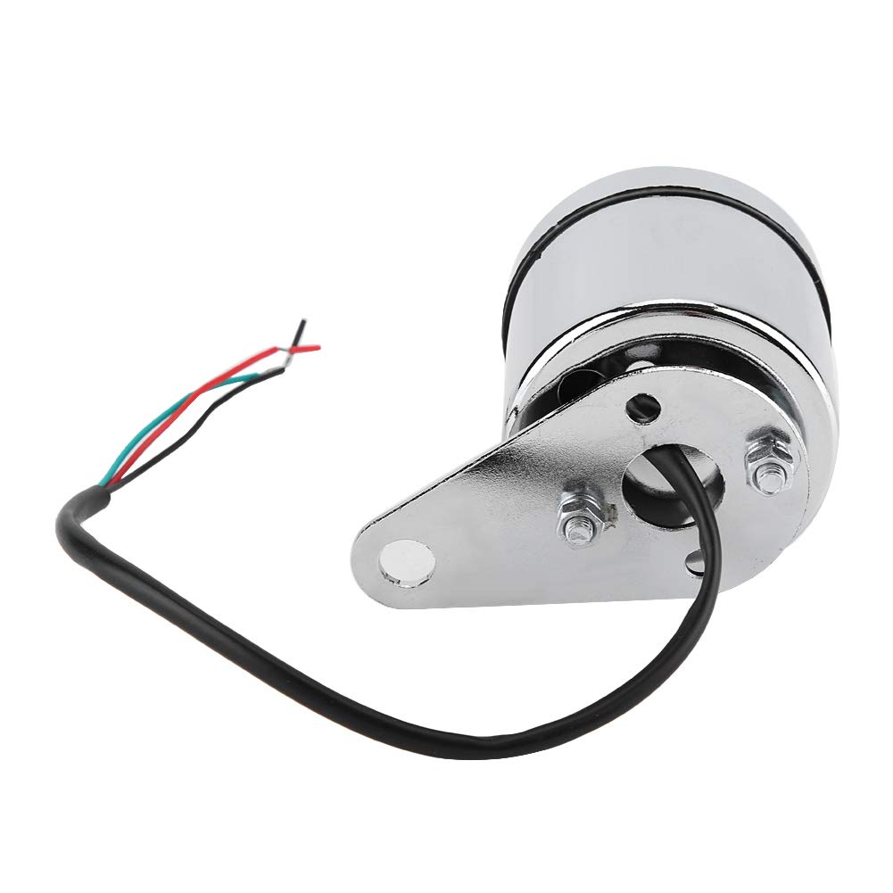 Fydun Compte Instrument Métal LED 2 en 1 Moto LED Numérique Voltmètre Tachymètre Jauge Métal Compteur Kilométrique Compteur de Vitesse