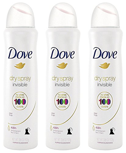 Dove Antiperspirant Dry Spray Invisible 3-Pack