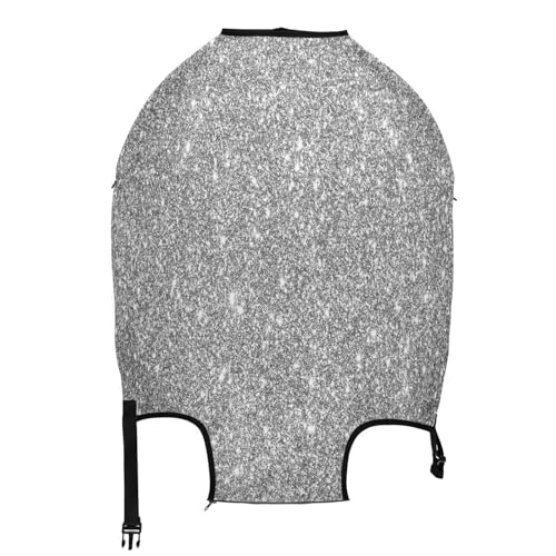 Joisal Glittery Bright Gray Silver Suitcase Covers for Luggage Tsa Approved Fit 18-32 Inch Luggage, Luggage Accessories2