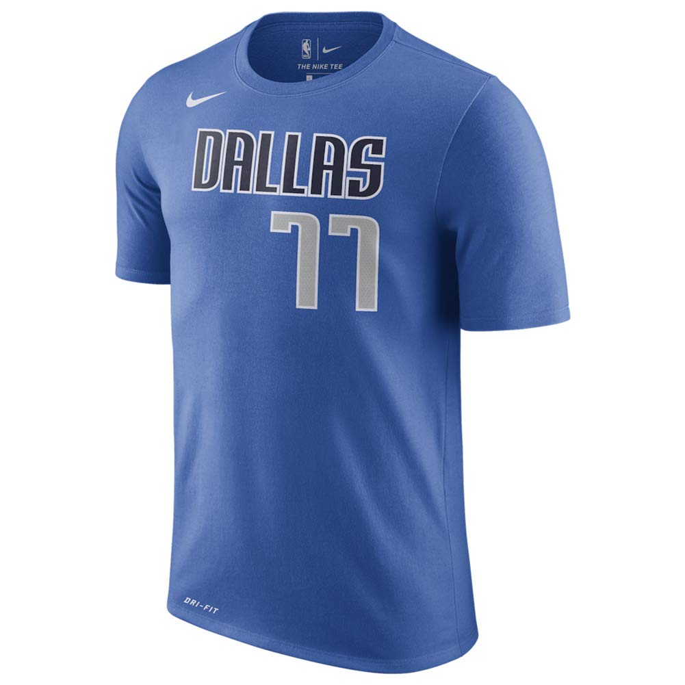 Nike Men's Luka Doncic Dallas Mavericks T-Shirt Jersey Name Number # 11