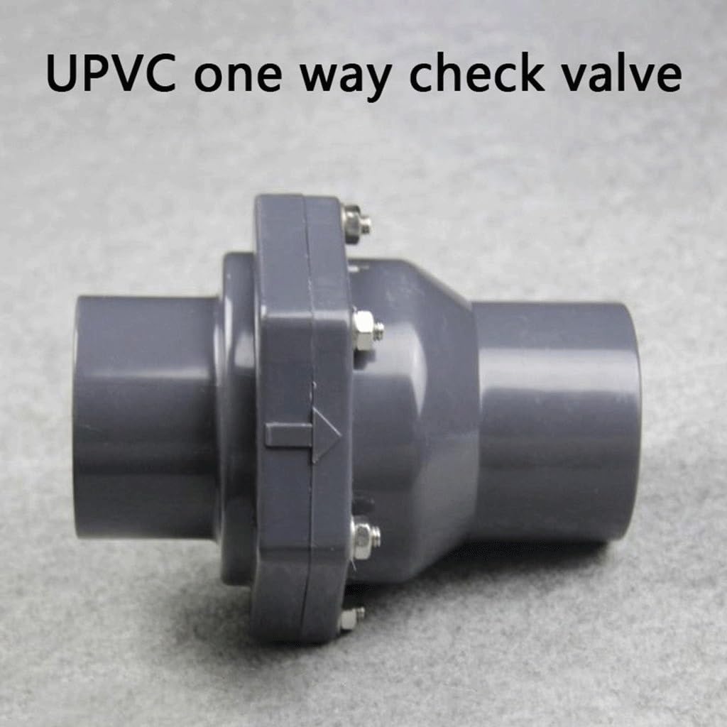 Válvula de retención de aleta de UPVC, válvula unidireccional, válvula de retención de aleta de plástico, posición Vertical General, for válvulas de retención de riego de jardín(75mm)