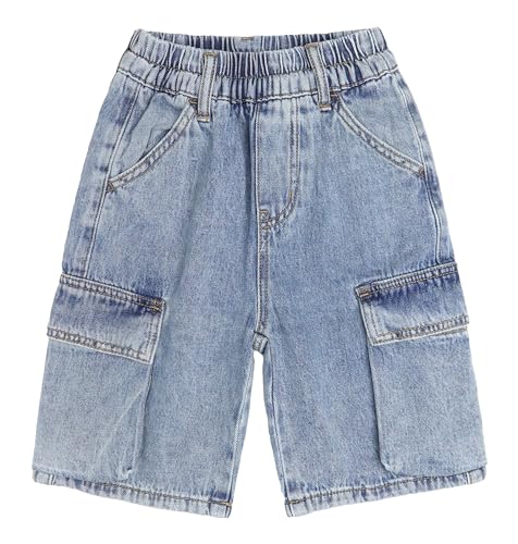 Summer jeans para niños estilo semicargo con cintura de canalé