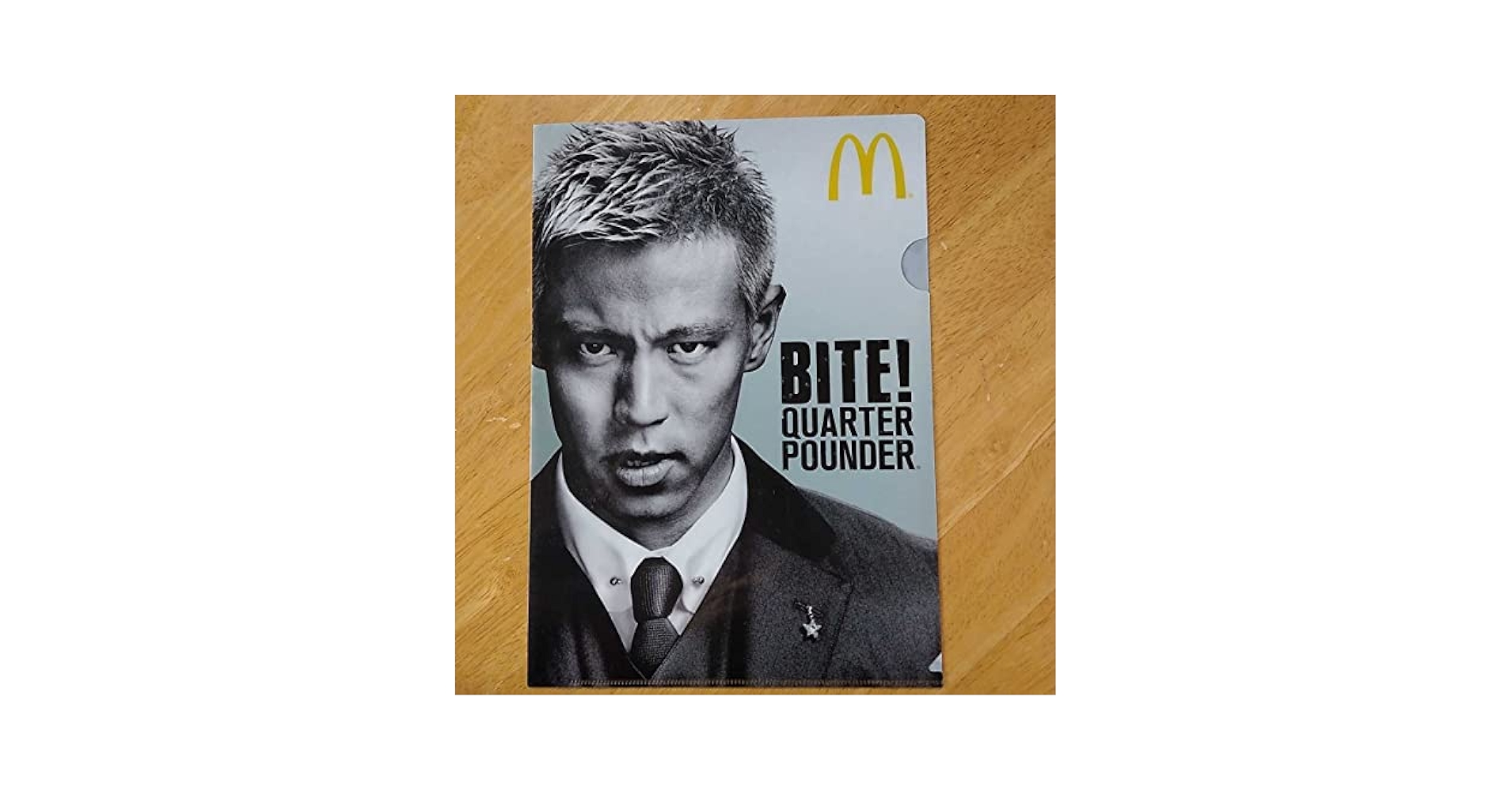 【非売品】McDonald's(マクドナルド)×本田圭佑♡クリアファイル Amazon.co.jp: クリアファイル A4 マクドナルド McDonald 本田