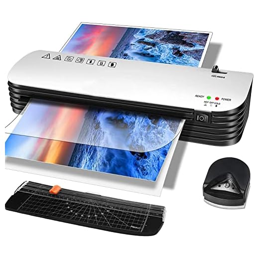 Merece Laminator - 4 in 1 A4 Thermal Laminator Machine, Personal Laminator for Home Use School Teachers Office Card Classroom, 9 Inches Small Hot Cold Lamination Machine with 30 Laminating Pouches