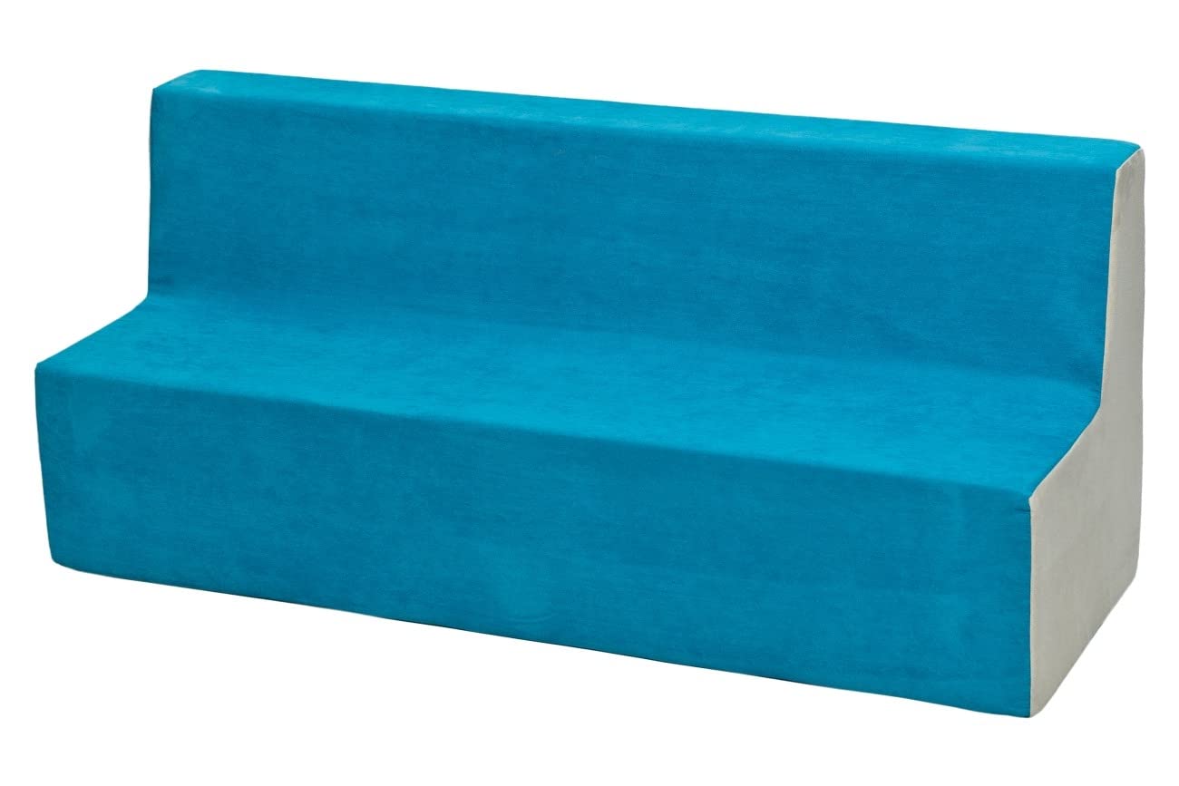 Velinda Canapé, Sofa, lit, Meubles Chambre d'enfant, Jeu Confort Repos (Couleur: Bleu-Beige)