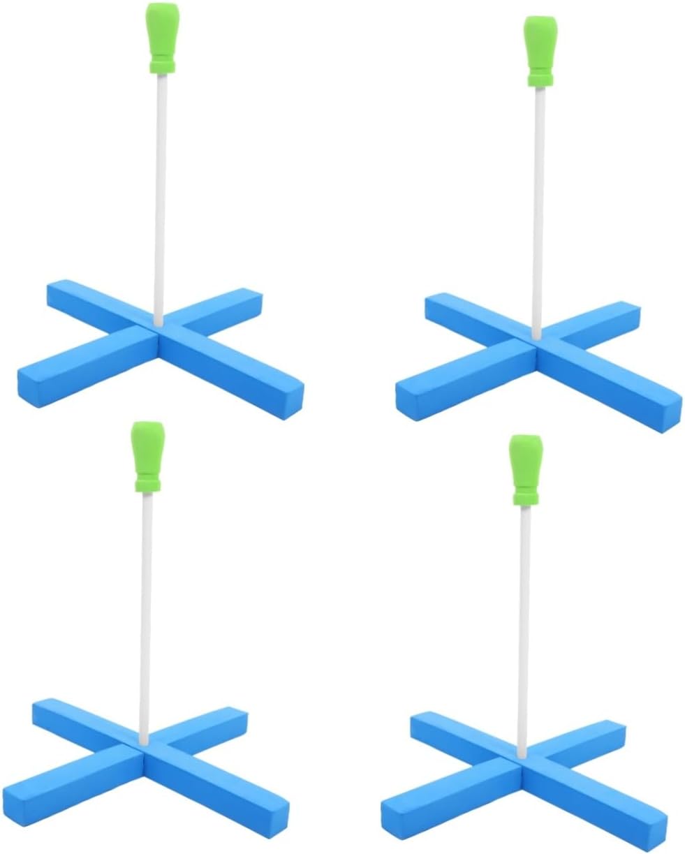 POPETPOP 4pcs Baseball Tee Holder Baseball Training Toy for Promotes Teamwork Social Skills Stable Design for