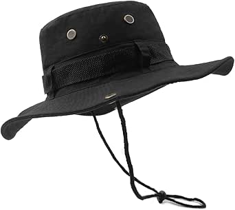Zylioo Chapeau De Soleil XXL Surdimensionné Pour La Pêche UV, Chapeau Boonie Respirant à Séchage Rapide, Chapeau De Safari Rafraîchissant Réglable Avec Sangle, Vert Kaki, Grand/très Grand