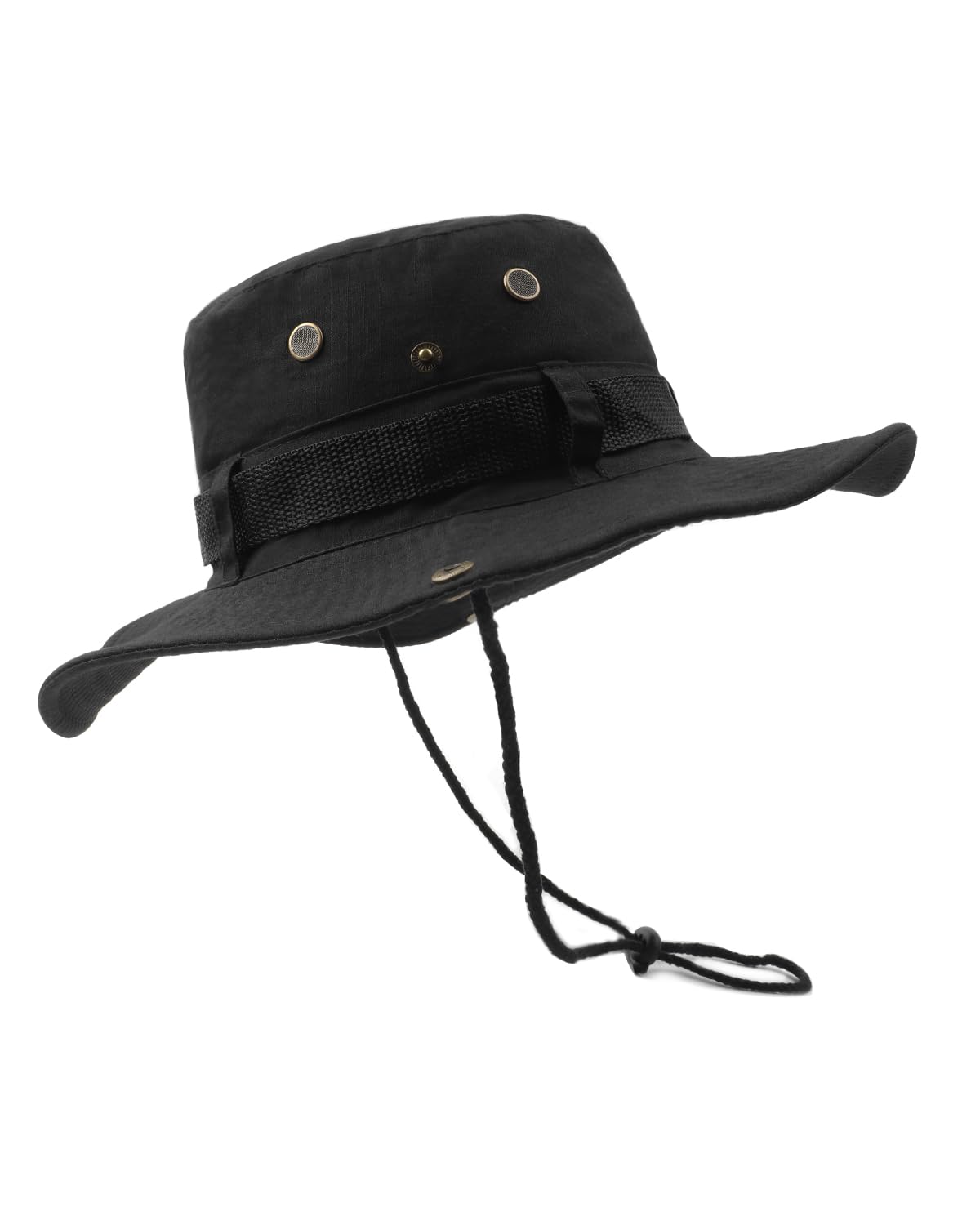 Zylioo Sombrero XXL de camuflaje Safari para cabeza grande, sombrero de boonie australiano táctico militar, Woodland 'Junglescout', sombrero de senderismo de ala ancha para acampar al aire libre