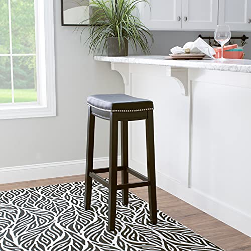 Linon 55816BLK01U Claridge Bar, Black Stool thumb #6