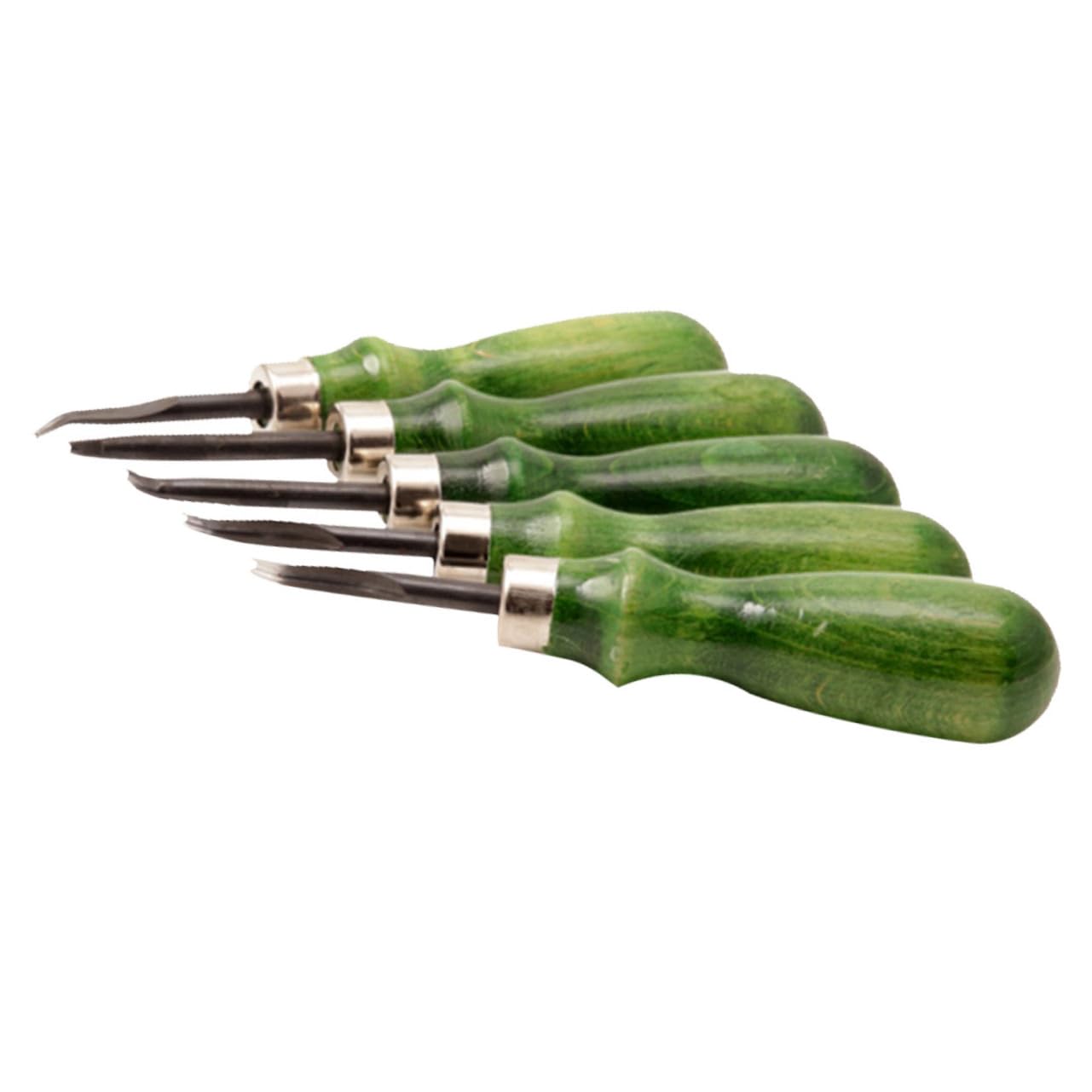 STOBOK 4sets Strumenti Per Smussare Bordi Pelle Strumento Artigianale Per Fai Da Te Manico Per Lavori Di Pelle e Progetti