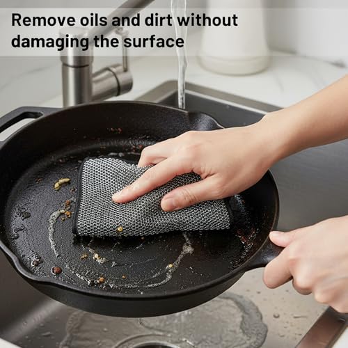 Image of Cutting EDGE 180 GSM - Set of 3 - Car & Bike Cleaning Cloth, Reverse Scrub Microfiber Cloth with Mesh Side, Removes Oil & Dirt, Scratch Free Reusable Cloth, Grey (20 x 20 cm)