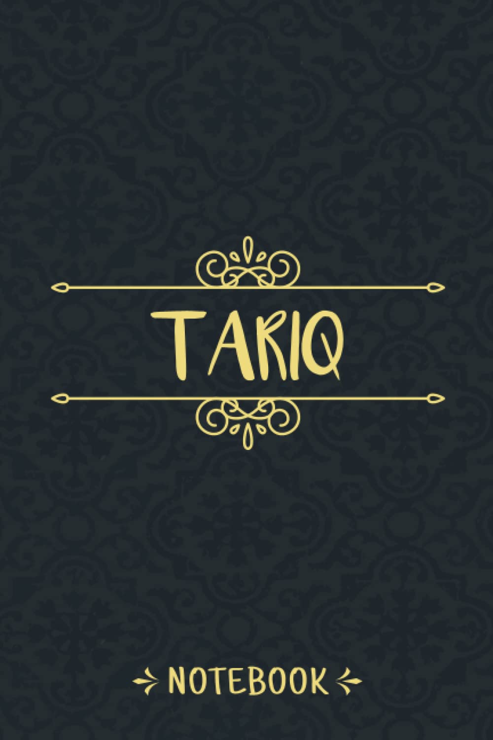 Tariq Notebook: Personalized Notebook With Name For Tariq, Birthday Gift For Girls and Women, 6x9, 120 College Ruled Page, Matte Finish Cover, Vintage Journal For Men, Kids, Students and Boys